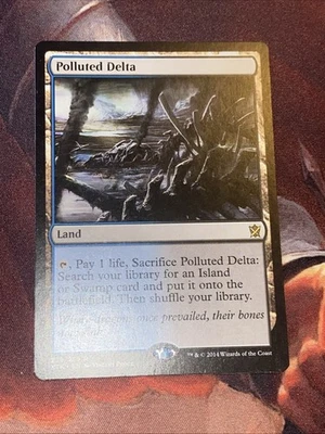 Polluted Delta X1 Mtg Khans Of Tarkir Nm - Image 1 of 2