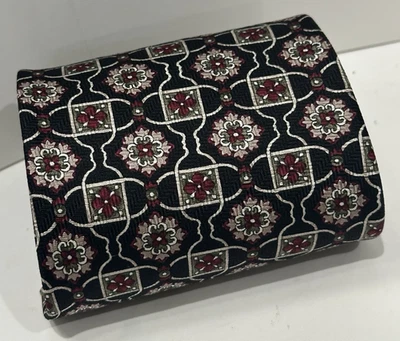 Oscar del la Renta Tie Necktie 100% Silk Made in USA Approx. 56" x 4" - Image 1 of 4