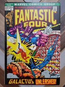Fantastic Four #122 en muy buen estado/buen estado 5,0 (Marvel 1972) arte de Galactus & Surfer John Buscema - Imagen 1 de 8