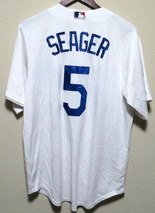 Majestic Corey Seager #5 LA Dodgers Trikot MED Cool Base 2015-2019 genäht - Bild 1 von 12