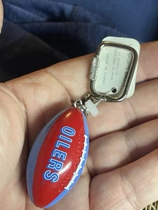Portachiavi vintage Houston Oilers con etichette - Foto 1 di 2
