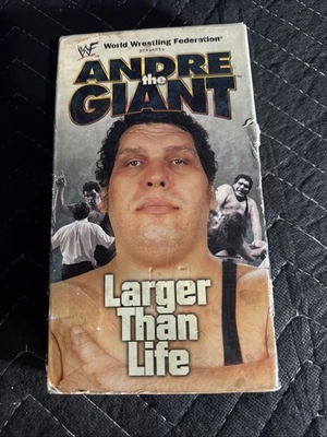 WWF - Andre the Giant: Larger Than Life VHS - WWF Home Video 1999 - Imagem 1 de 4