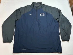 Penn State Nittany Lions Mens Nike 1/4 Zip STORM-FIT Pullover Navy - Size L - Picture 1 of 7