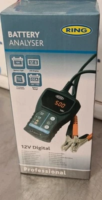 Ring Automotive LED Digital 12V Battery Tester Analyser cars & motorcycles RBA50 - Image 1 of 4