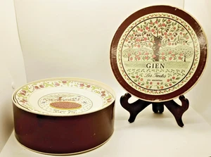Gien France Les Tartes 7.5" Fruit Dessert Plates Marie-Pierre Boitard Box Set/6 - Picture 1 of 11