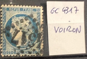 🦬 Empire Nr. 60 - 25 c blau - Raute GC 4317 - Seeon🦬 - Bild 1 von 1