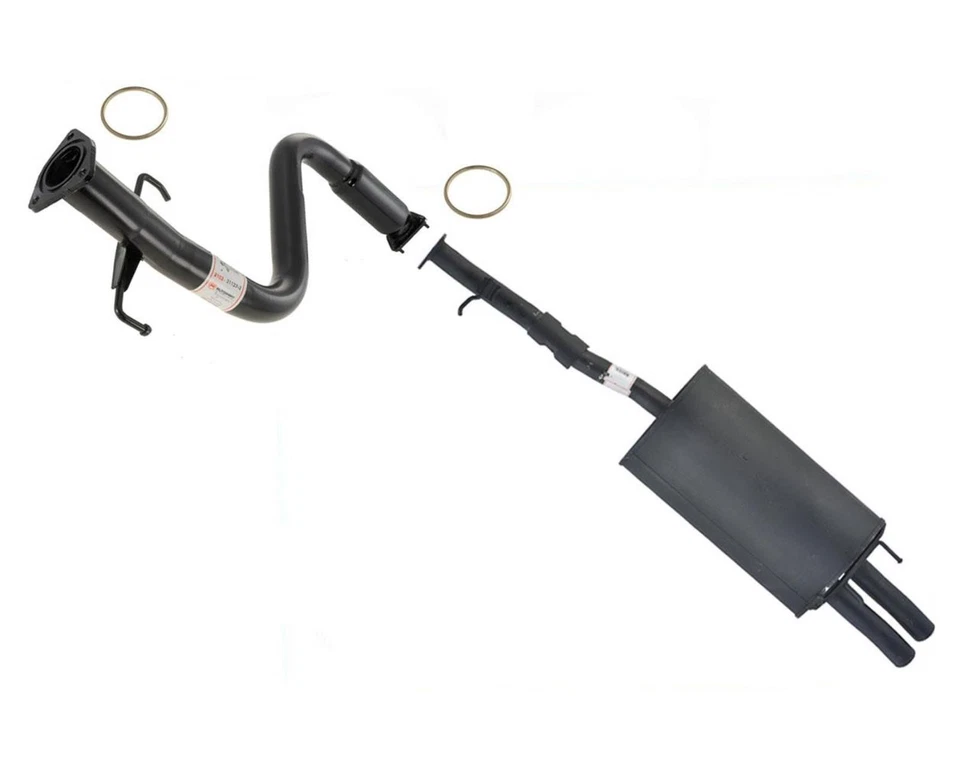 Se adapta a Acura RL 2000-2001 3,5 L V6 resonador medio y sistema de escape silenciador Foto 1 de 4