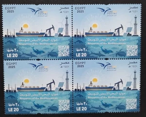 Egypt Euromed 2025 Resources Of Mediterranean Stamps 2025-ZZIAA - Picture 1 of 3