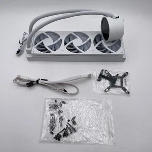 NZXT Kraken Elite 360 RGB 2024 AIO CPU Liquid Cooler 360mm Radiator White - Picture 1 of 5