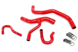 HPS Red Silicone Radiator + Heater Hose Kit Coolant OEM Replacement 57-1416-RED - Picture 1 of 3