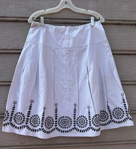 Falda bordada blanca para mujer Piotto talla 12 - Imagen 1 de 2