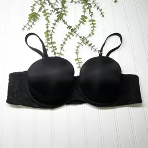 Torrid Black Push Up Strapless Underwire Bra Women's Plus Size 40B New With Tags - Picture 1 of 8