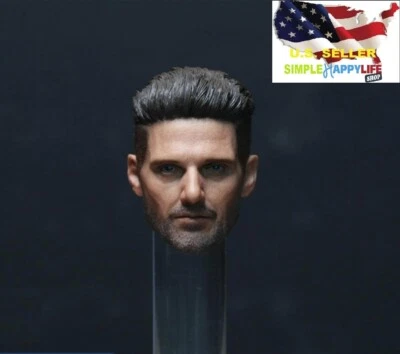 Cabeza masculina 1/6 esculpida Frank Grillo para figura de 12" Hot Toys Phicen Worldbox ❶USA❶ Foto 1 de 4