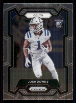2023 Panini Prizm #345 Josh Downs RC - Image 1 of 2