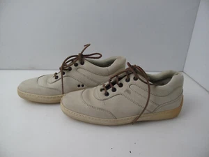 Tods Damen Driving Sneaker Größe 39 EU 8,5 US Beige Schnürschuhe - Bild 1 von 12