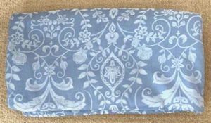 Sferra Linea Casa EGYPTIAN COTTON Blue JACQUARD Full/Queen Duvet Cover ITALY - Picture 1 of 8