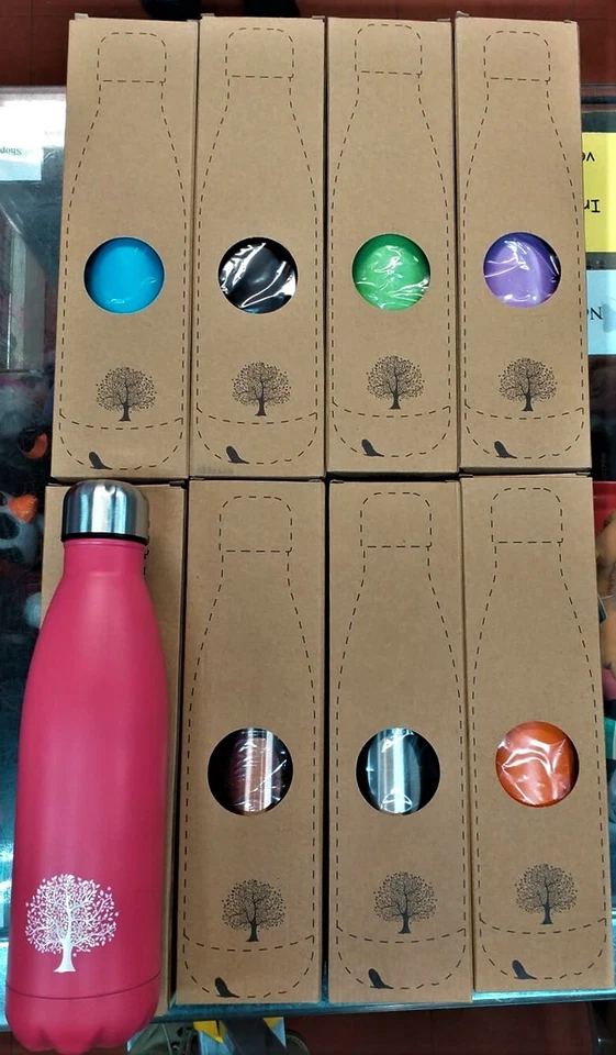 BORRACCIA TERMICA TERMOS ACCIAIO INOX 500ml - viaggi, lavoro, tempo libero  - Immagine 1 di 1