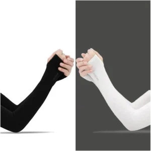 Arm Sleeves UV Protection, Unisex Cooling Sun Sleeves, Arm Warmers, for Covering - Bild 1 von 7