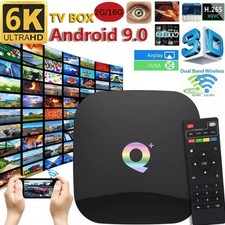 2021 Q Plus Q BOX Q+ TV BOX 2/16GB  Android 9.0 WIFI Smart Media TV BOX UK