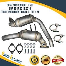 Catalytic Converter Set for 2017-2019 Ford Fusion Front Right & Left 1.5L New