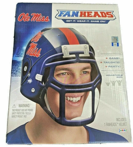 Ole Miss Fanheads Wearable Helmet Gameday  Rebels! Fanheads! Hotty Toddy! Cover
