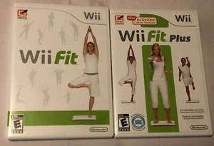 Wii Fit & Wii Fit Plus - 2 Complete Games (Nintendo Wii, 2009) *Both Work Great* - Picture 1 of 4