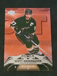 2007-08 UPPER DECK BLACK DIAMOND RUBY RED SCOTT NIEDERMAYER #1 #'ed 40/100 