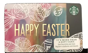 Starbucks Card #6106 - Happy Easter 2014, No Cash $ Value Rare, Retired - Bild 1 von 2