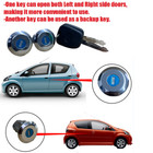 for PEUGEOT 107 CITROEN C1 TOYOTA Aygo Cylinder Door Lock barrel Key Kit 05-14