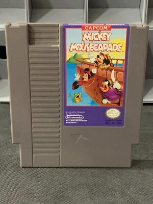 Mickey Mousecapade Nintendo 1985 NES Game Authentic made in japn - Image 1 of 3