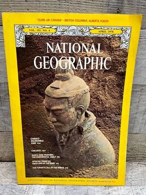 National Geographic April 1978 Volume 153 No. 4 WESTERN CANADA * CHINESE TOMB Foto 1 de 3
