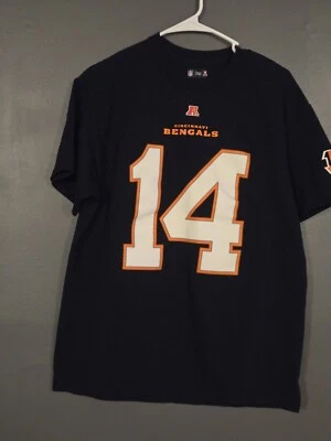Cincinnati Bengals T Shirt Men's Large Andy Dalton 14 NFL Football Team Apparel - Image 1 of 4