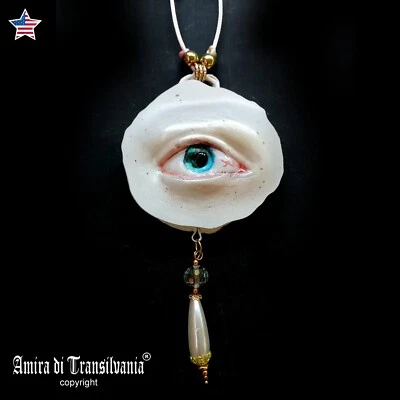 Magic Eye Amulet Necklace Pendant Talisman Attraction Fortune Money Wealth Rich - Image 1 of 4