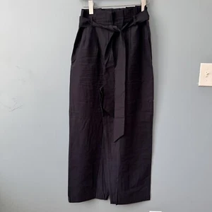 Lost + Wander Bloody Mary Cropped Belted Wide‎ Leg Pants in Black. NWOT. Medium - Picture 1 of 13