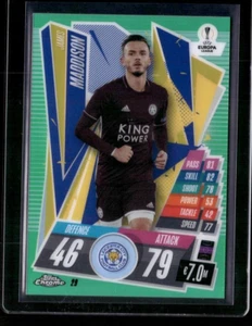 2020-21 Topps Chrom Match Attax #29 James Maddison/99 grün Refraktor - Bild 1 von 2