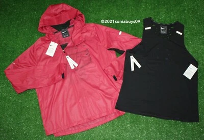 Nike Men's Tech Pack 3 Layer Running Jacket & Tank Top Track Singlet, Size L - Image 1 of 4