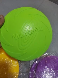 Frisbee Dog Toy - Soft Rubber Dog Frisbee for Large Dogs – NON TOXIC! - Picture 1 of 4