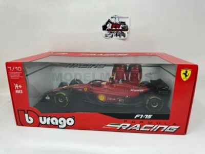 BURAGO BU16811SA FERRARI F1-75 SCUDERIA FERRARI N 55 SEASON 2022 CARLOS SAINZ -  - Immagine 1 di 2