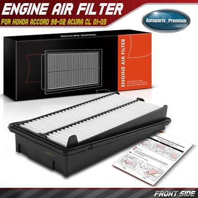 Filtro de aire del motor para Honda Accord 98-02 Acura CL 01-03 TL 99-03 panel rígido Foto 1 de 4