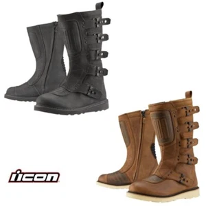 Icon Elsinore 2 Street Motorcycle Riding Boots - Pick Size & Color - Picture 1 of 8