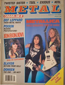 Creem Close-Up METAL (Jan 1988) Metallica/Dokken/Poison/Def Leppard/Bon Jovi;VG+ - Picture 1 of 4