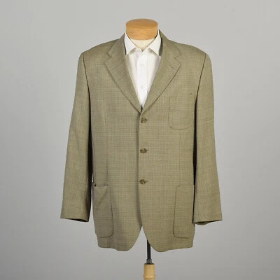 Большая мужская клетчатая куртка для гольфа 2000-х годов от Bobby Jones куртка для гольфа сделано в Италии - Изображение 1 из 4