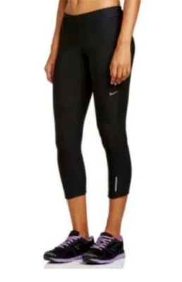 NIKE Talla S Mujer LEGGINGS Mantente Caliente Relé Correr Estilo CAPRI 503474 Z21 Foto 1 de 4