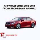 Chevrolet Cruze 2012 2013 Workshop Repair Manual  Pdf Instant Download