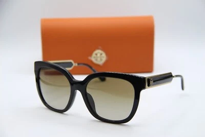 NUEVAS GAFAS DE SOL TORY BURCH TY 7161U 1835/13 NEGRAS DEGRADADAS MARCOS AUTÉNTICOS 56-18 Foto 1 de 3