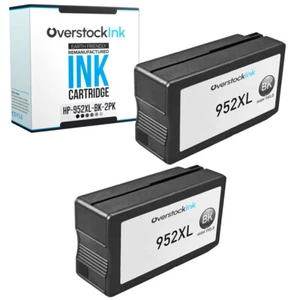 2PK 952XL 952 XL Black Ink Cartridges for HP OfficeJet Pro 8218 8700 8710 8714 - Picture 1 of 1