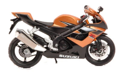 MODELLINO MOTO MAISTO STATICO SUZUKI GSX-R1000 MODELLISMO SCALA :12 - Immagine 1 di 4