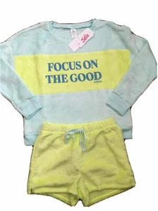 NWT Justice Girls Pajamas Sleepwear Focus on the Good Size 7 - Picture 1 of 1