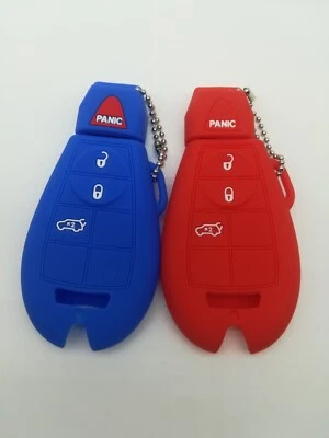 2*Fob Key Cover for 2014 2015 2016 DODGE DART CHALLENGER CHARGER MAGNUM CHRYSLER - Image 1 of 4