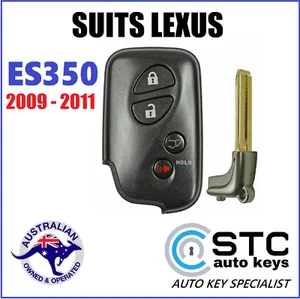 SUITS LEXUS ES350 2009 2010 2011 LLAVE REMOTA INTELIGENTE PROXIMIDAD COMPLETA MENOS LLAVERO - Imagen 1 de 3